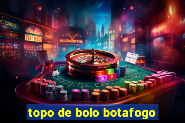 topo de bolo botafogo